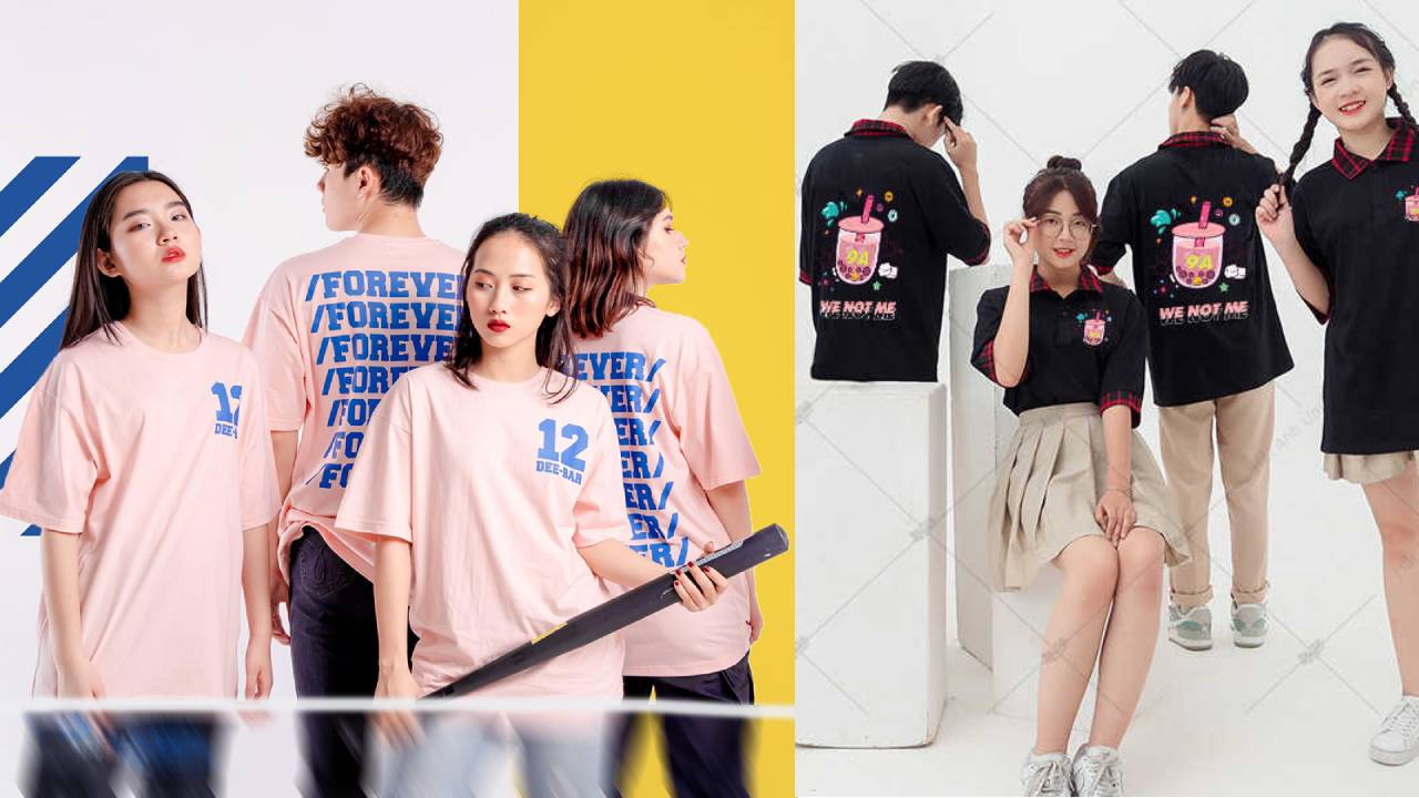 Top 5+ mẫu áo nhóm 5 người đep, được may nhiều nhất